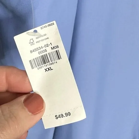 Old Navy Powersoft Cami Athletic Dress Skort Light Blue Size XXL NEW NWT - Picture 9 of 11